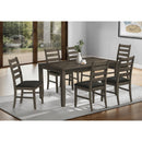Monarch I 1346 Dining Table - Antique Grey Veneer 36"X 60" IMAGE 1