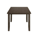 Monarch I 1375 Dining Table - Grey Veneer 36"X 72" / 18" Extension Panel IMAGE 3