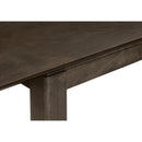 Monarch I 1375 Dining Table - Grey Veneer 36"X 72" / 18" Extension Panel IMAGE 7