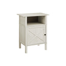 Monarch I 3812 Accent Table - 24"H / Washed Oak / Black Metal IMAGE 3