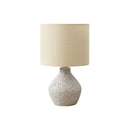 Monarch I 9770 16"H Table Lamp Beige Resin / Beige Shade IMAGE 2
