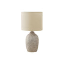 Monarch I 9783 18"H Table Lamp Beige Ceramic / Beige Shade IMAGE 2