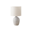 Monarch I 9787 17"H Table Lamp Ivory Ceramic / Ivory Shade IMAGE 2