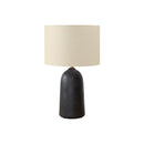 Monarch I 9906 27"H Table Lamp Black Ceramic / Beige Shade IMAGE 2