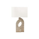 Monarch I 9930 28"H Table Lamp Beige Resin / Ivory Shade IMAGE 2