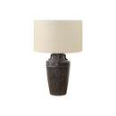 Monarch I 9940 28"H Table Lamp Black Ceramic / Beige Shade IMAGE 2