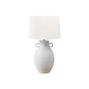 Monarch I 9943 30"H Table Lamp White Ceramic / Ivory Shade IMAGE 2