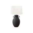 Monarch I 9944 30"H Table Lamp Black Ceramic / Ivory Shade IMAGE 2