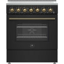  Forno 30-inch Freestanding Electric Range with True European Convection Technology FFSEL6011-30BLK IMAGE 1