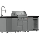  Forno Bulnes Outdoor Kitchen Center with 30-Grill and Beverage Center FODKT2506BLK IMAGE 4