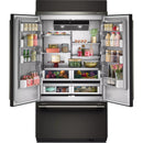  KitchenAid 42-inch, 24.2 cu. ft. Built-In French 3-Door Refrigerator with Preserva®+ Food Care System KBFN542SBE IMAGE 2