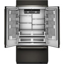  KitchenAid 42-inch, 24.2 cu. ft. Built-In French 3-Door Refrigerator with Preserva®+ Food Care System KBFN542SBE IMAGE 3