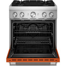 KitchenAid 30-inch, 4.1 cu. ft. Freestanding Commercial-Style Dual-Fuel Range KFDS930SSC IMAGE 4