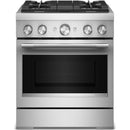  KitchenAid 30-inch, 4.1 cu. ft. Freestanding Commercial-Style Dual-Fuel Range KFDS930SSS IMAGE 1