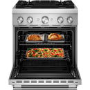  KitchenAid 30-inch, 4.1 cu. ft. Freestanding Commercial-Style Dual-Fuel Range KFDS930SSS IMAGE 2