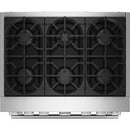  KitchenAid 36-inch, 5.1 cu. ft. Freestanding Commercial-Style Dual-Fuel Range with Even-Heat™ True Convection KFDS936SAG IMAGE 10