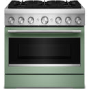  KitchenAid 36-inch Freestanding Commercial-Style Dual-Fuel Range KFDS936SDC IMAGE 1