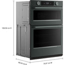  KitchenAid 30-inch, 6.4 cu. ft. Built-in Combination Wall Oven with Microwave Oven with Convection Technology KOEC730SJP IMAGE 10