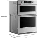  KitchenAid 30-inch, 6.4 cu. ft. Built-in Combination Wall Oven with Microwave Oven with Convection Technology KOEC730SPS IMAGE 9