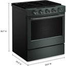  KitchenAid 30-inch Smart Slide-in Gas Range with Convection Cooking Modes and 2-in-1 Burner KSGS530SJP IMAGE 14