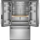  KitchenAid 36-inch, 31 cu. ft. French 3-Door Refrigerator with Interior Ice and Water KRFF336SPS IMAGE 2