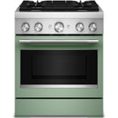  KitchenAid 30-inch, 4.1 cu. ft. Freestanding Commercial-Style Dual-Fuel Range KFDS930SDC IMAGE 1