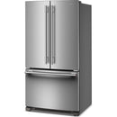  KitchenAid 36-inch, 25.2 cu. ft. Freestanding French 3-Door Refrigerator with Internal Water Dispenser KRFF136SPS IMAGE 7