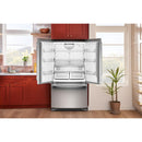  KitchenAid 36-inch, 25.2 cu. ft. Freestanding French 3-Door Refrigerator with Internal Water Dispenser KRFF136SPS IMAGE 8