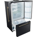  Forno 36-inch, 27.4 cu. ft. Freestanding French 3-Door Refrigerator with Internal Water Dispenser and Ice Maker FFFFD1783-36BLK IMAGE 5