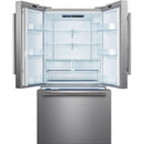  Forno 36-inch, 27.4 cu. ft. Freestanding French 3-Door Refrigerator with Internal Water Dispenser and Ice Maker FFFFD1783-36S IMAGE 2