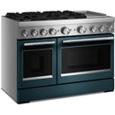  KitchenAid 48-inch. 6.3 cu. ft. Freestanding Commercial-Style Dual-Fuel Range with Griddle KFDD948SAG IMAGE 3