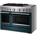 KitchenAid 48-inch. 6.3 cu. ft. Freestanding Commercial-Style Dual-Fuel Range with Griddle KFDD948SAG IMAGE 4