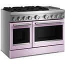  KitchenAid 48-inch. 6.3 cu. ft. Freestanding Commercial-Style Dual-Fuel Range with Griddle KFDD948SWF IMAGE 3