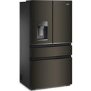  Whirlpool 36-inch, 21.86 cu. ft. French 4-Door Refrigerator with Water and Ice Dispensing System WRMC7036RV IMAGE 5