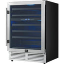  Forno 51-Bottle, 24-inch Wine Cooler with LED Lighting and Triple Glass Door FWCDR6634-24S IMAGE 6