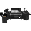  Forno 87,600 BTU Outdoor Kitchen with Gas Grill, Gas Pizza Oven, Sink Module, Bar and Beverage Center FODKT2568BLK IMAGE 5