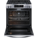  Frigidaire 30-inch Freestanding Gas Range with Air Fry FCFG3082BS IMAGE 6