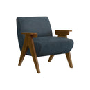 Blue/Walnut