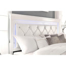  IFDC Beds Full Pompei Full Bed - White IMAGE 3