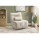 Monarch Power Swivel Glider Fabric Recliner I 8187 IMAGE 3