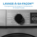 Danby Lave-linge à chargement frontal 24″ empilable DWM022D1DSDB [BOITE OUVERTE]