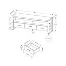 Monarch TV Stand with Cable Management I 2820 IMAGE 5